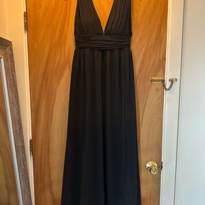 Lulu's Classic Black Maxi Dress